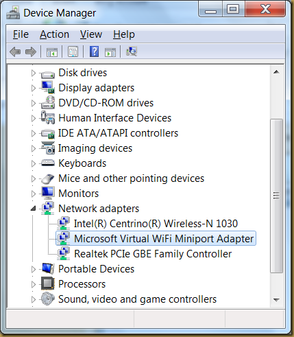 download microsoft virtual wifi miniport
